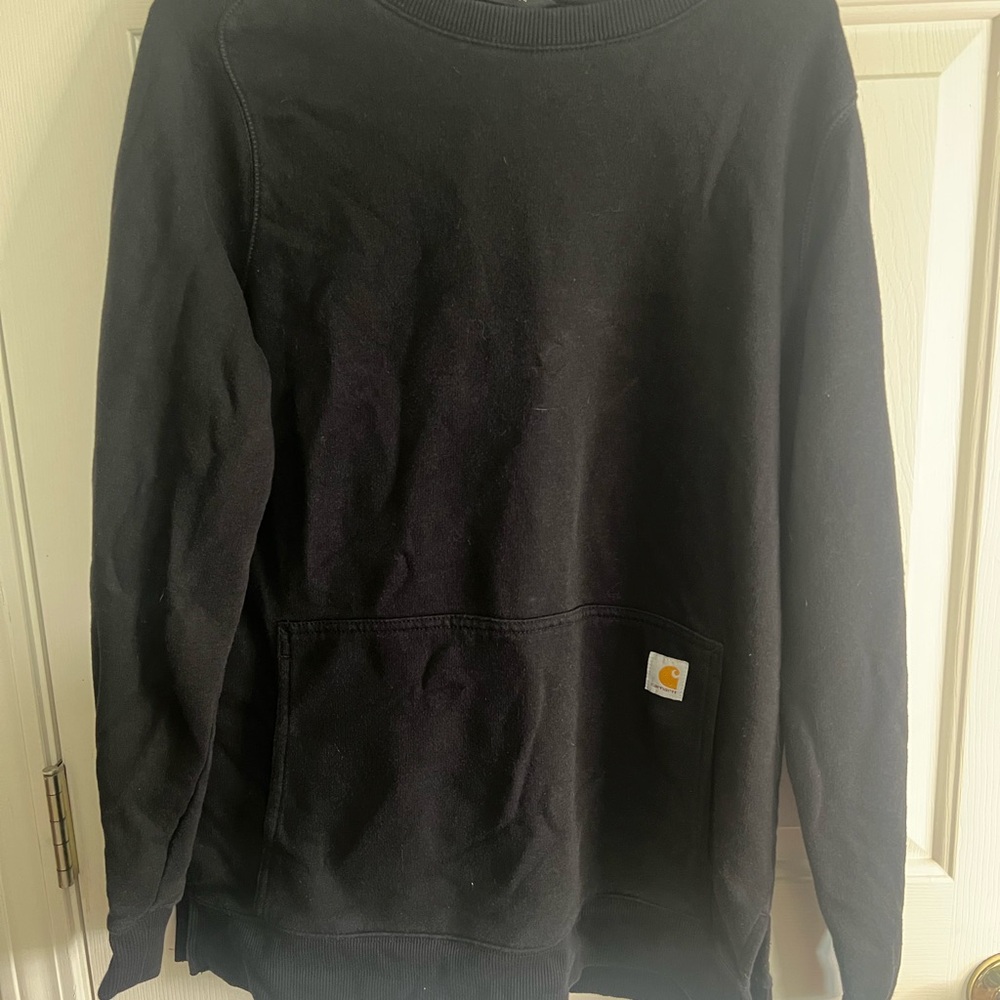 Carhartt Black Crewneck Sweater Durable Everyday Wear